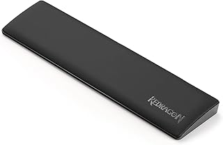 Redragon P035 Meteor S Computer Keyboard Wrist Rest Pad, Ergonomic Soft Memory Foam Wrist Rest w/Anti-Slip Rubber Base, 60% 61 Keys Compact Size 11.38 x 2.87 in, 0.78 inch (20mm) Height, Black