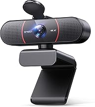 EMEET C960 4K Webcam for PC, 4K UHD Sony Sensor, TOF Auto Focus, Dual AI Noise-Cancelling Mics, Auto Light Correction, 66° FOV, Plug&Play Webcam with Privacy Cover, Works with Zoom/Teams