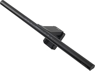 BenQ ScreenBar Pro LED Monitor Light (Black)-Ultrawide Illumination-Motion Sensor-Adjustable Brightness and Color Temperature-Eye-Care Light Bar-No Screen Glare-Space Saving-Curved Monitors-USB-C