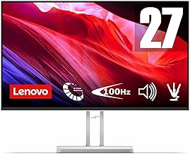 Lenovo L27i-4B 27 Inch PC Monitor | FHD, 1080p, 48-100Hz, IPS, 4ms, VGA and HDMI