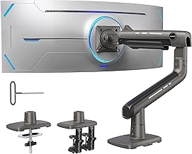 HUANUO TitanLift™ Heavy Duty Monitor Arm for Ultrawide Screens up to 49