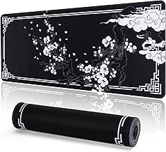 DESERO Large Gaming Mouse Pad (800 x 300 x 3 MM) XL Extended Desk Mat, Japanese Mouse Mat, Gaming Keyboard Mousepad, Big Desk Pad with Non-Slip Base and Stitched Edge for Office/Gaming.(B20)
