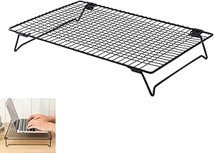 Monitor Stand Riser Desk Monitor Riser Laptop Stand with Airflow Vents Foldable Portable Notebook Holder Laptop Cooling Pad for MacBook Air Pro Computer Desktop Printer Mini PC
